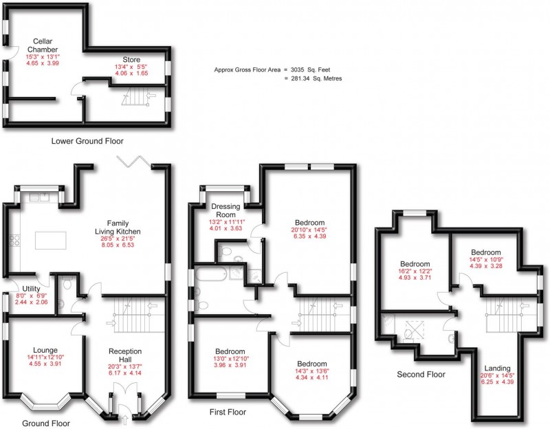 Floorplan for Old Broadway, Didsbury, M20 3DH