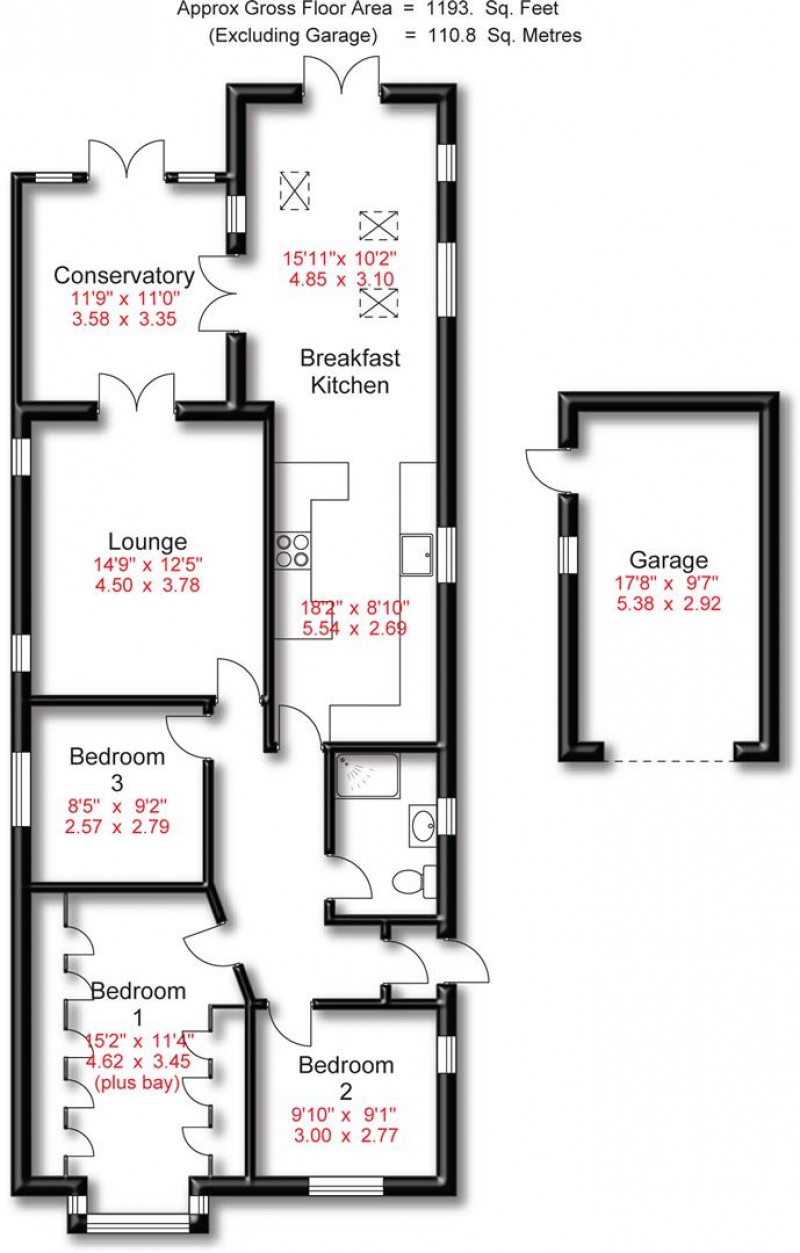 Floorplan for Wincham Road, Sale