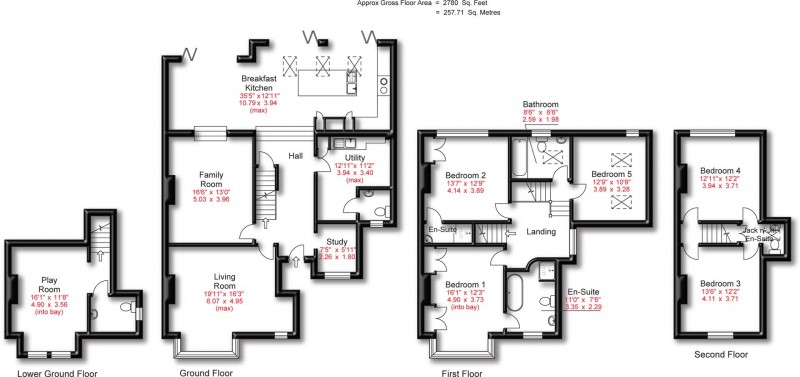 Floorplan for Lisson Grove, Hale, Altrincham