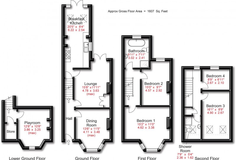 Floorplan for Elm Road, Hale, WA15 9QP