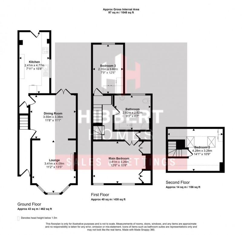 Floorplan for York Road, Bowdon, WA14 3EF