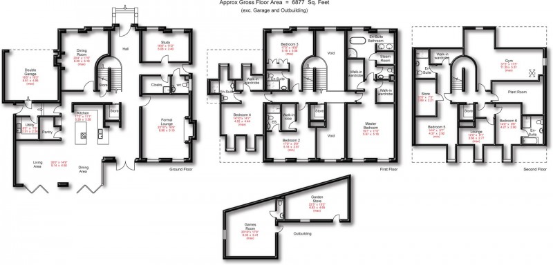 Floorplan for York Drive, Bowdon, Altrincham