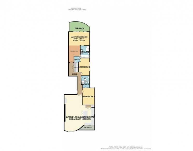 Floorplan for Cornhill, Bowdon, WA14 3JF