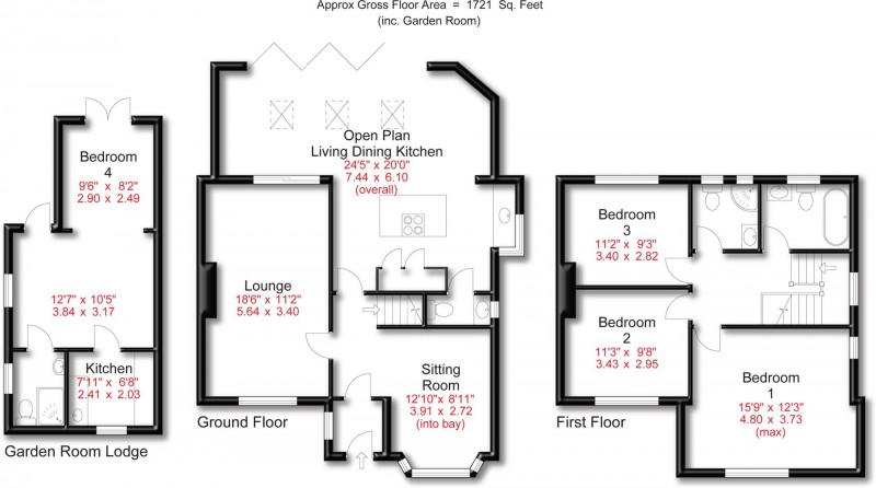 Floorplan for Wilford Avenue, Brooklands, Sale