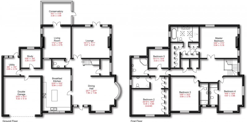 Floorplan for Theobald Road, Bowdon