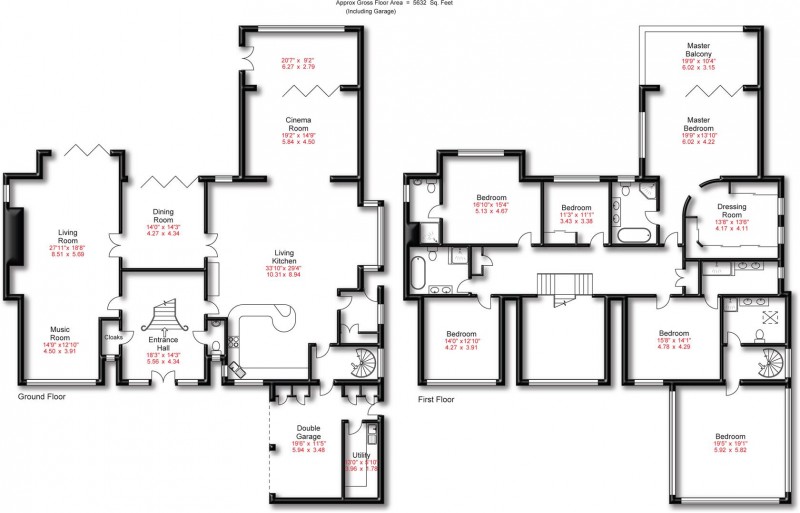 Floorplan for Torkington Road, Wilmslow, SK9 2AE