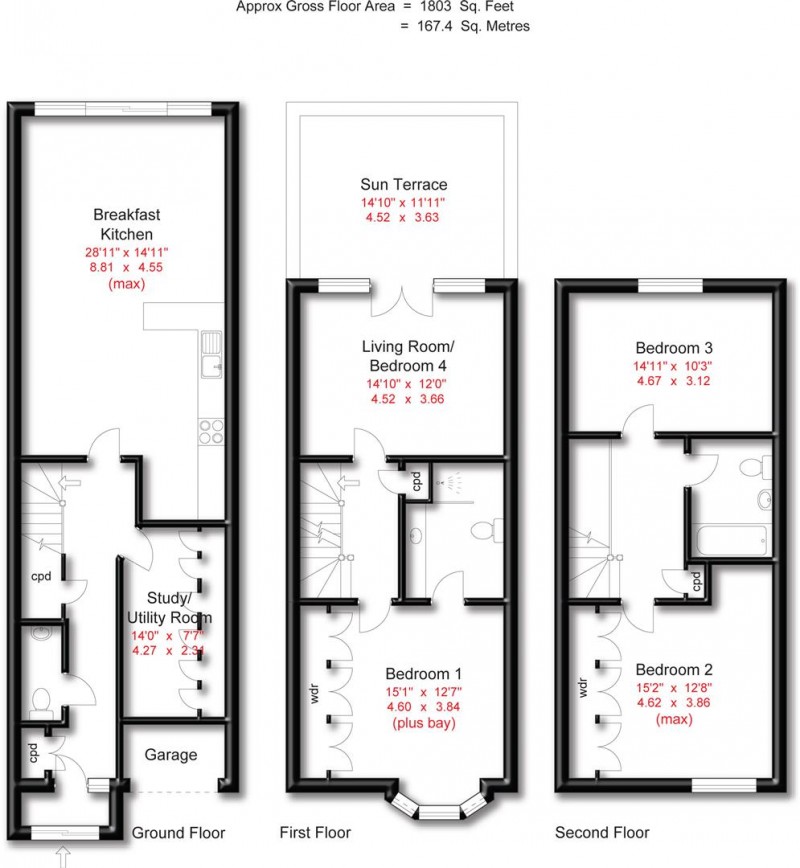 Floorplan for Grove Lane, Hale, Altrincham