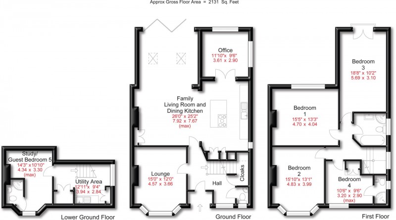 Floorplan for Hale Road, Hale, Altrincham