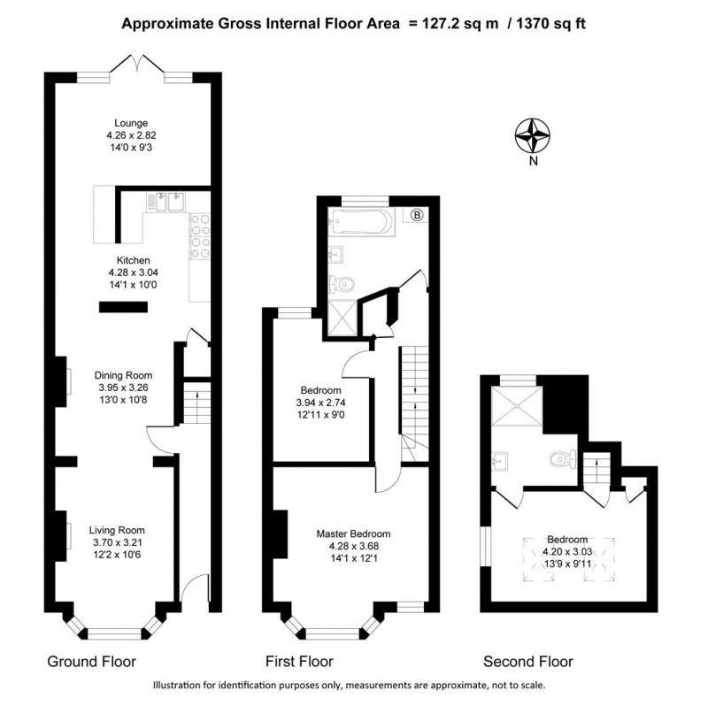 Floorplan for Ashton Avenue, Altrincham