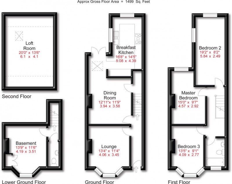 Floorplan for Elm Road, Altrincham