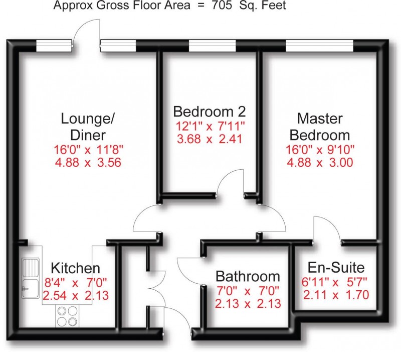 Floorplan for Etchells Road, West Timperley, Altrincham