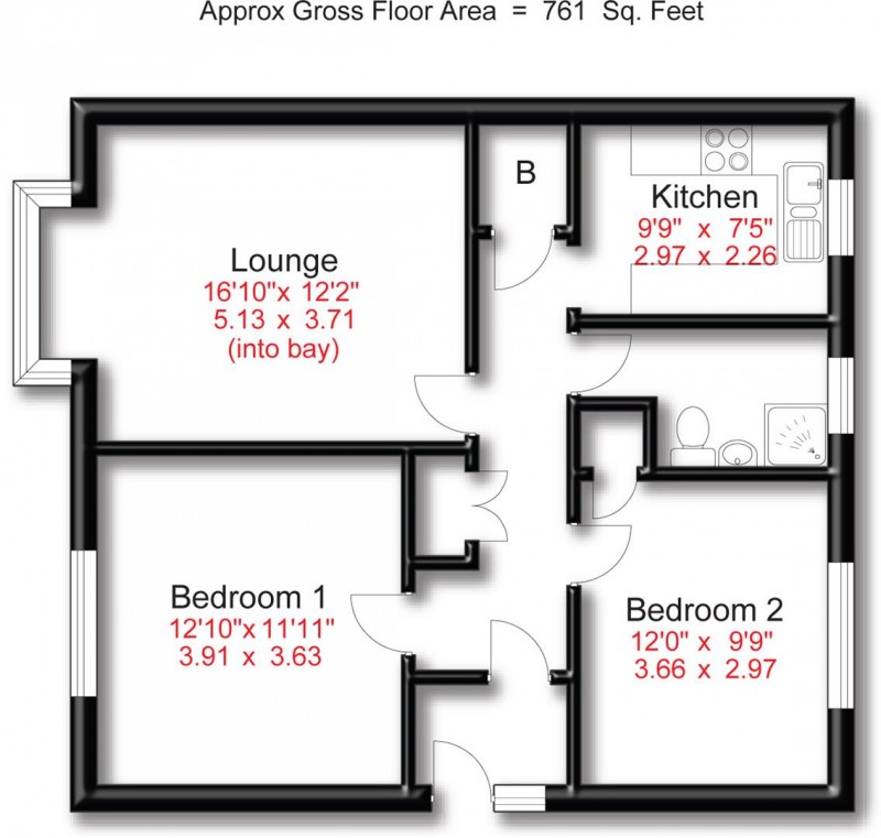 Floorplan for Northenden Road, Sale