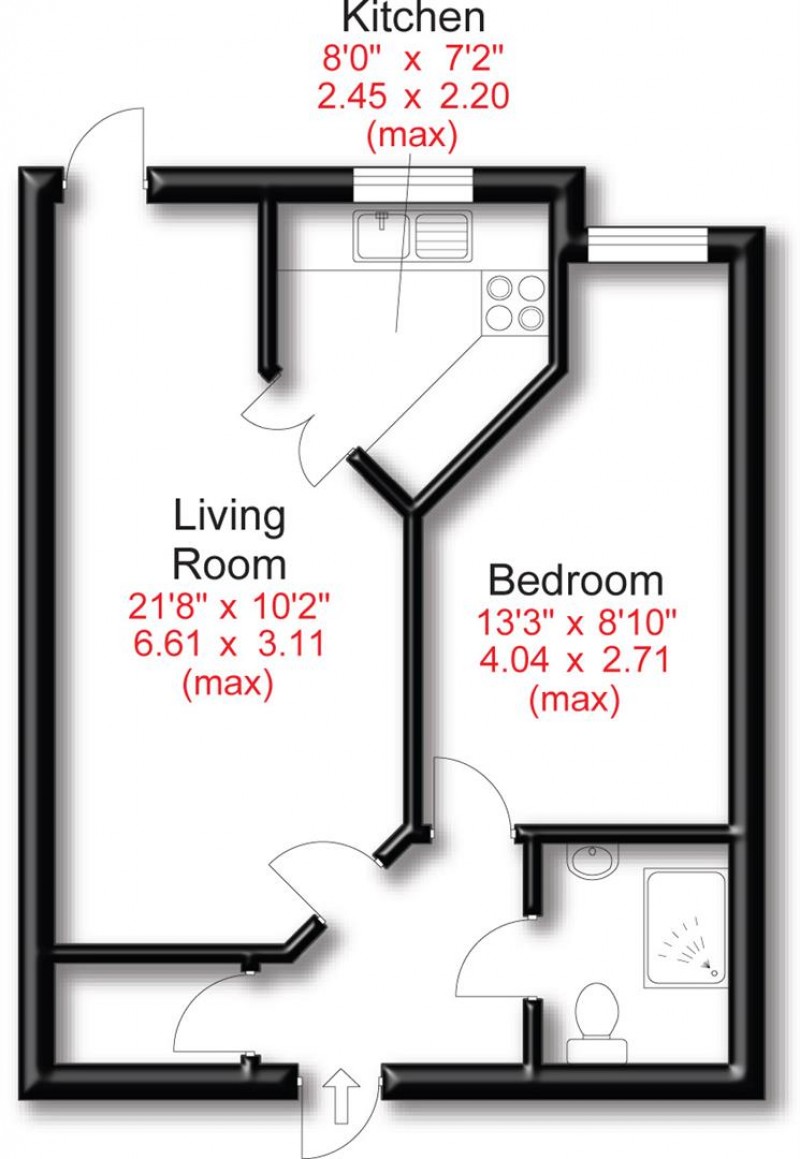 Floorplan for Peter Street, Hazel Grove