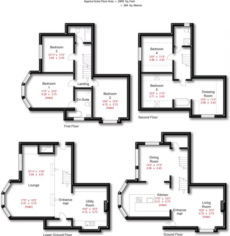 Floorplan for Ashfield Road, Hale