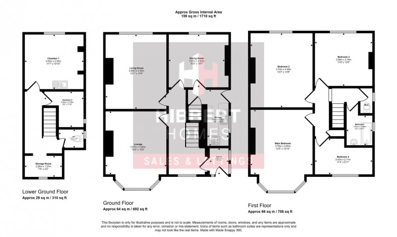 Floorplan for Nursery Avenue, Hale, Altrincham