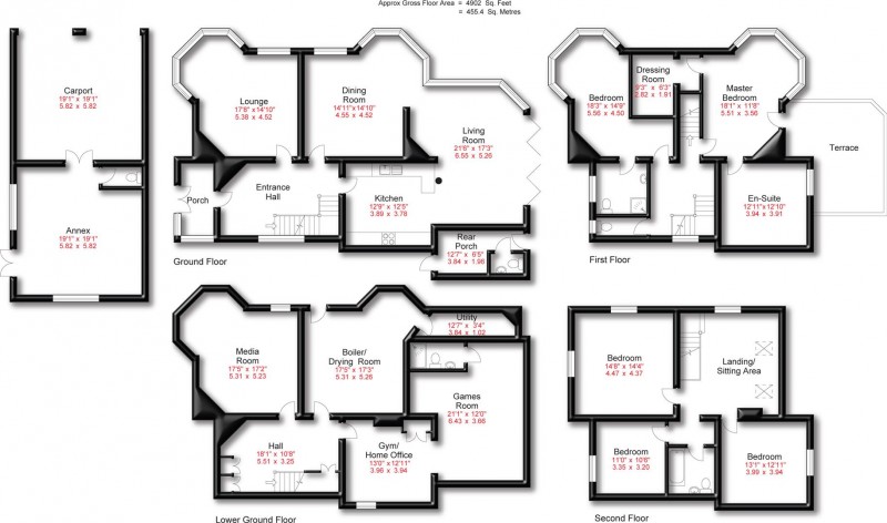 Floorplan for Park Road, Hale, Altrincham