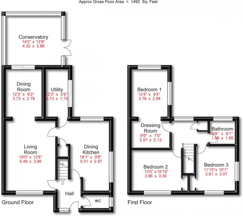 Floorplan for Linney Road, Bramhall, Stockport