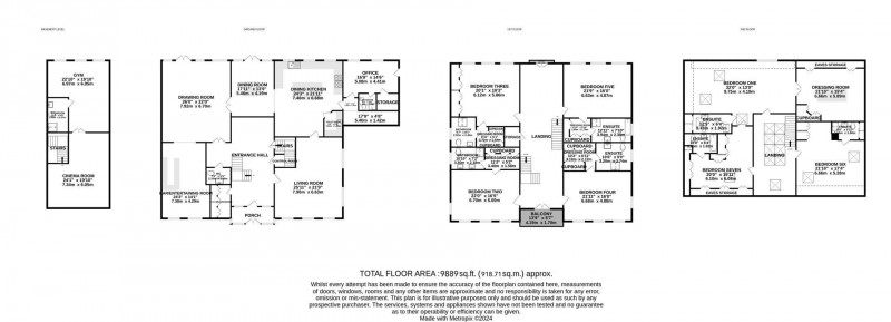 Floorplan for Barry Rise, Bowdon, Altrincham