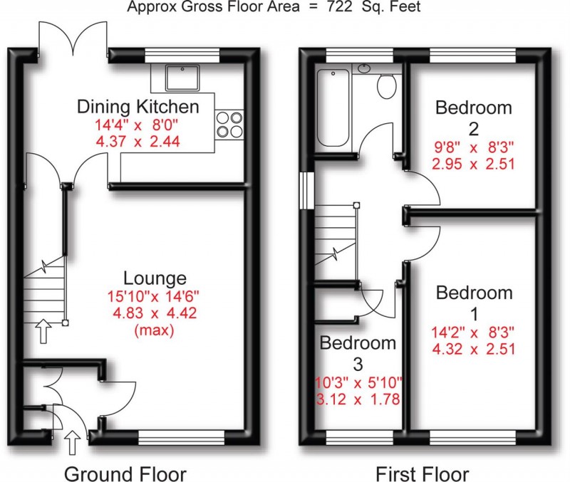 Floorplan for Prestbury Avenue, Altrincham