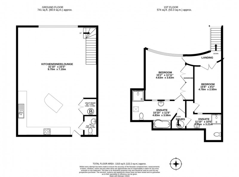 Floorplan for Richmond Court, Hale, WA14 2XQ