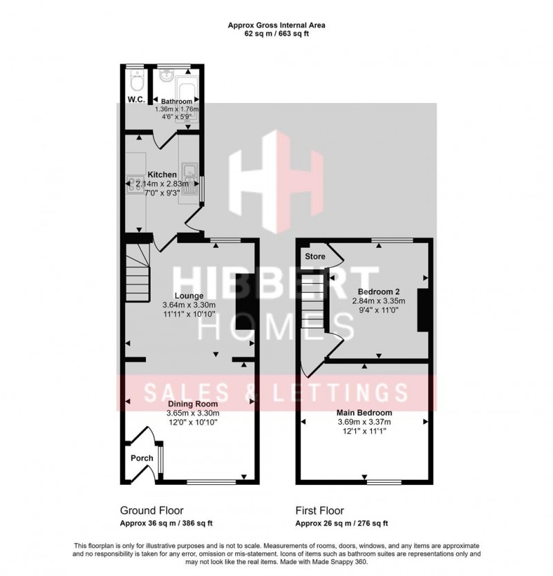 Floorplan for Beaconsfield Road, Altrincham