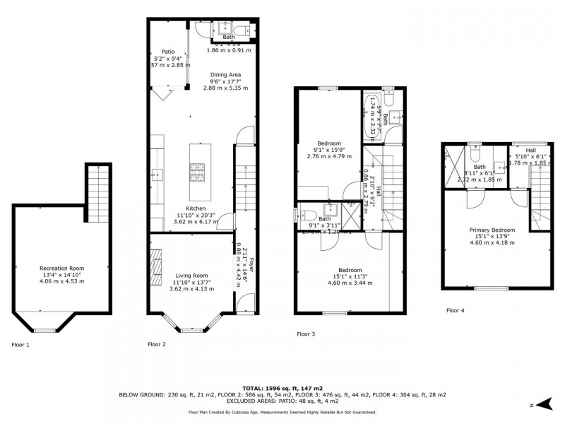 Floorplan for Oak Road, Hale