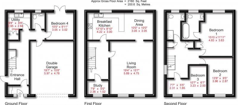 Floorplan for Earlscliffe Court, Bowdon, Altrincham