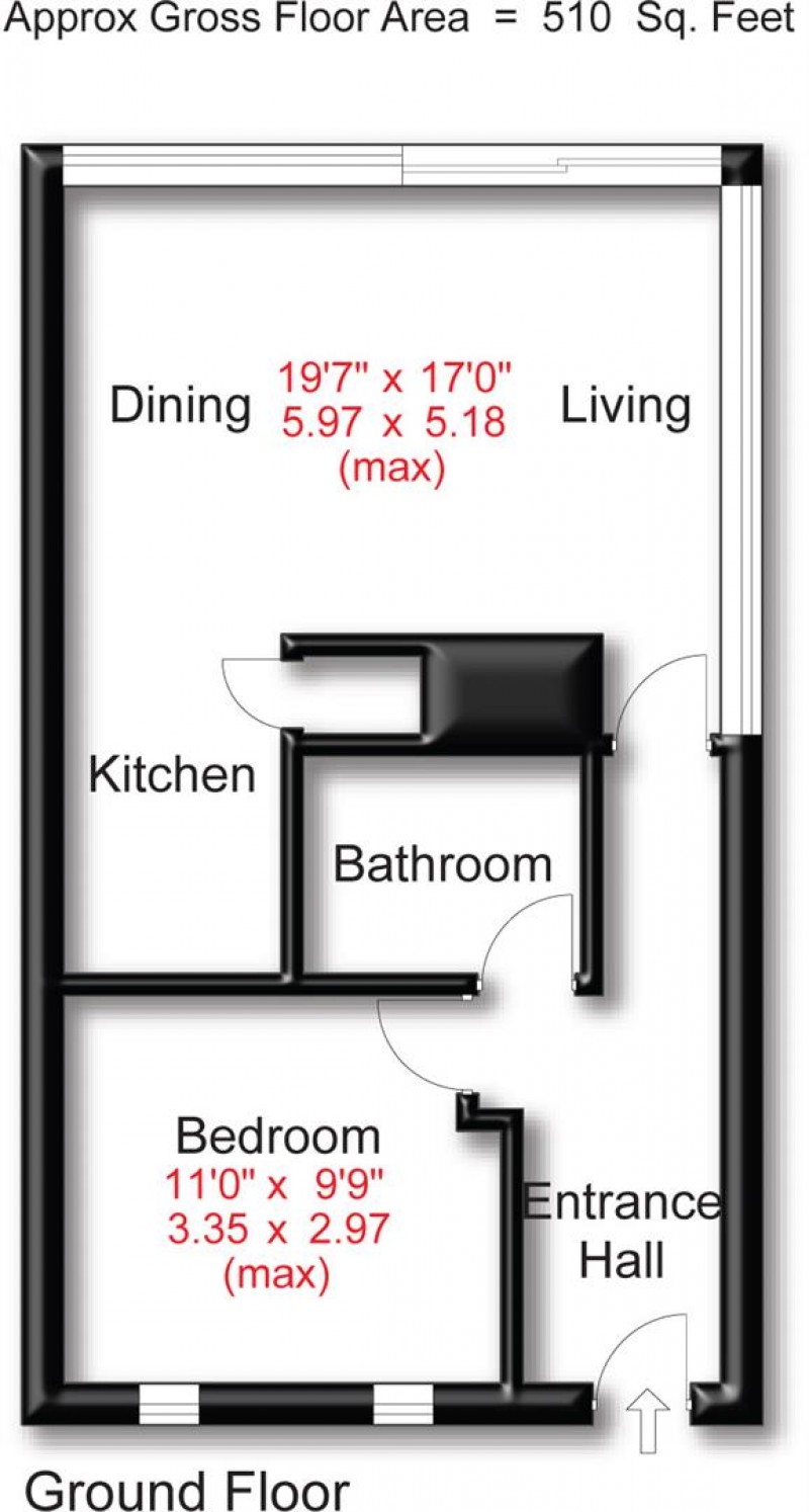 Floorplan for Woodfield Road, Altrincham