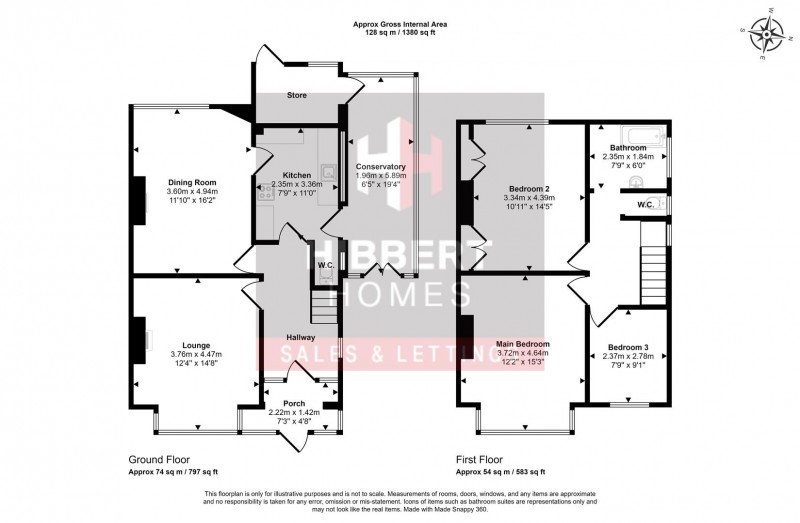 Floorplan for Northenden Road, Sale