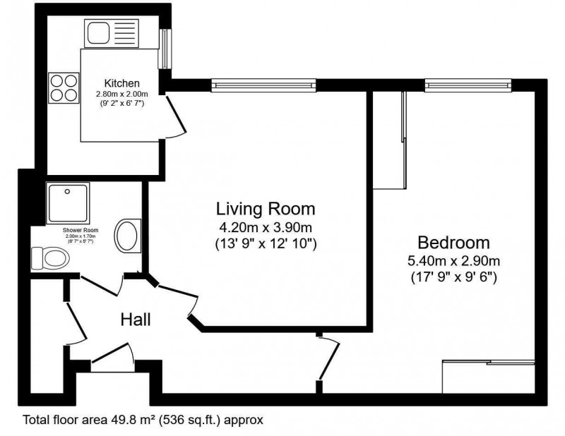 Floorplan for Hope Road, Sale