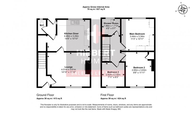 Floorplan for Greenbank Road, Sale