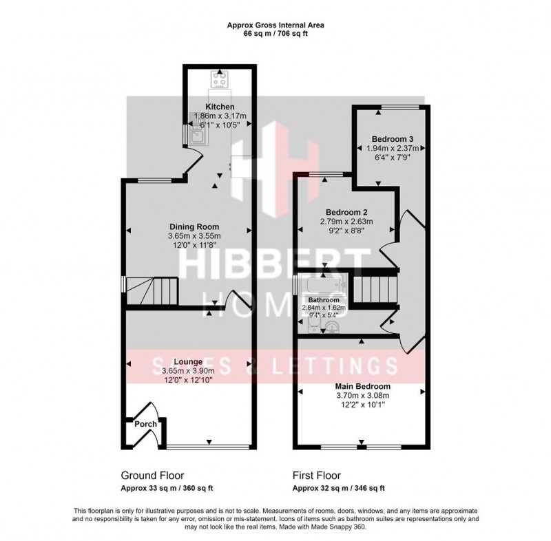 Floorplan for Beech Road, Stockport