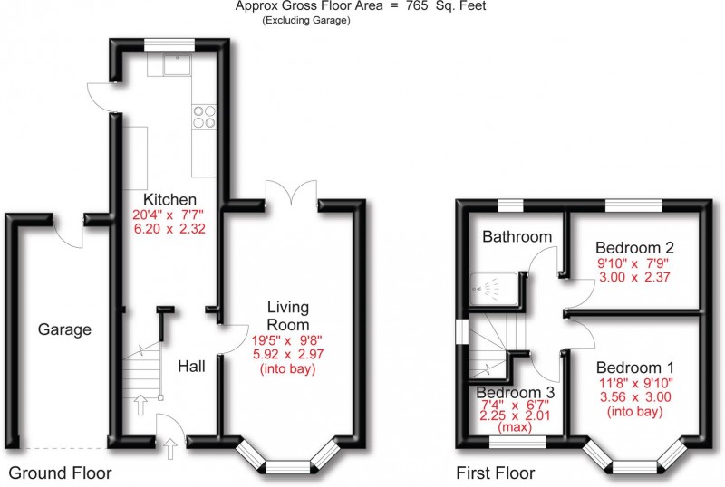 Floorplan for Emlyn Grove, Cheadle