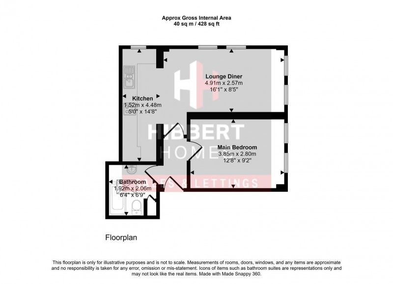 Floorplan for York Street, Stockport