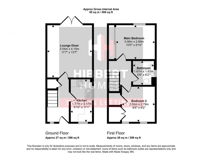 Floorplan for Churchston Avenue, Bramhall, Stockport