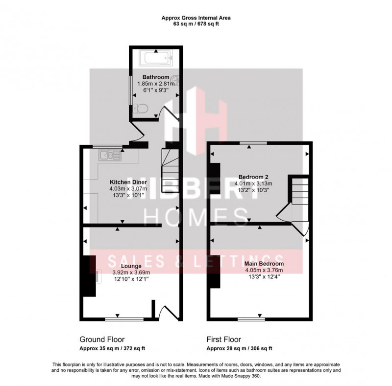 Floorplan for Dalton Street