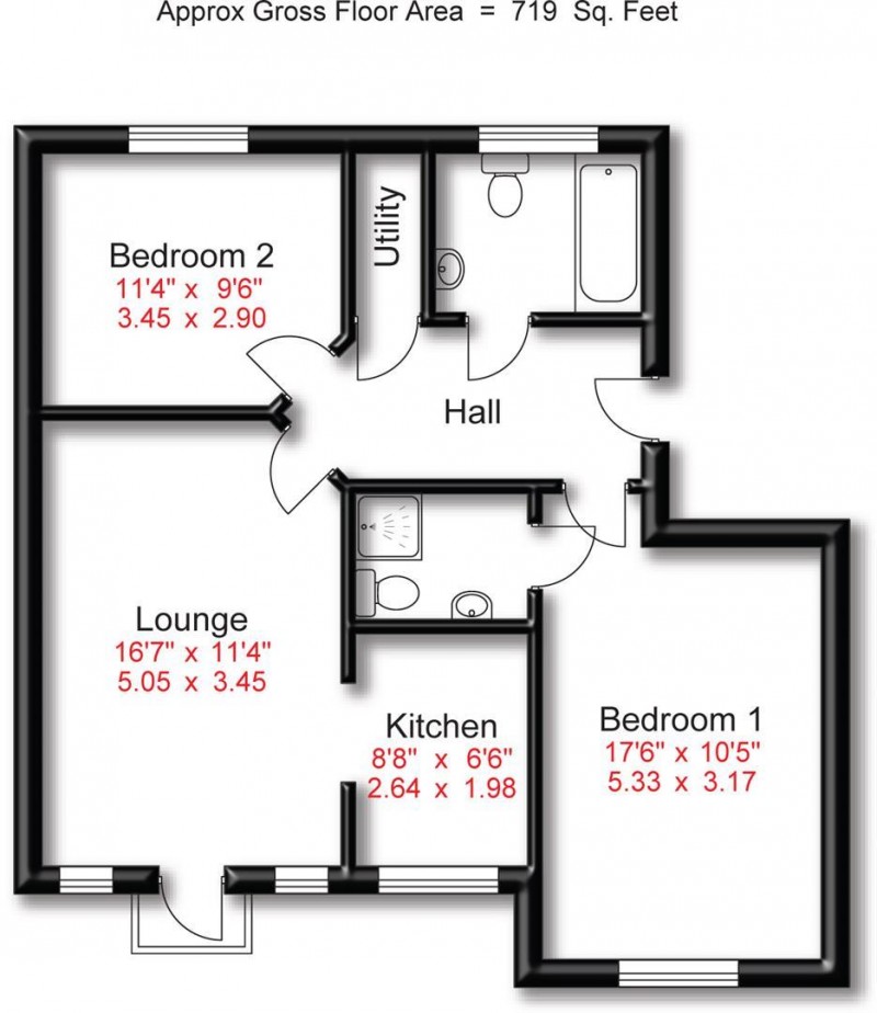 Floorplan for Waterside, Sale