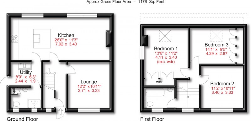 Floorplan for Acacia Avenue, Hale, Altrincham