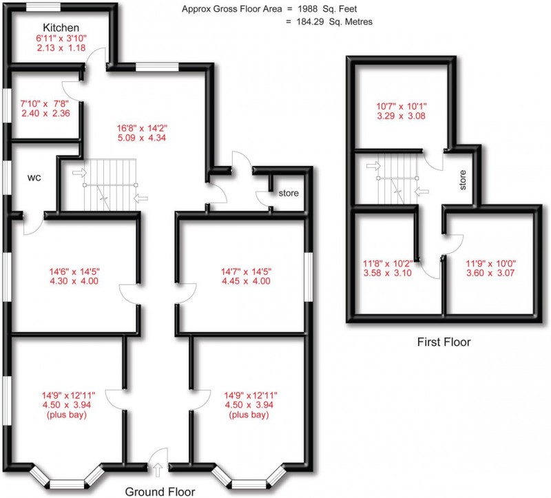 Floorplan for Bramhall Lane, Stockport