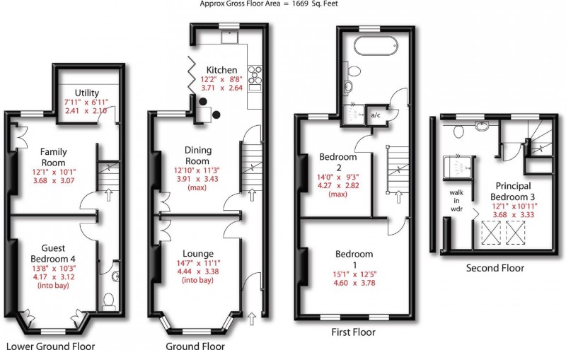 Floorplan for Ashfield Road, Hale