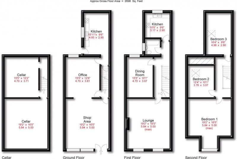 Floorplan for Manchester Road, Altrincham