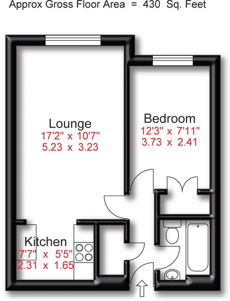 Floorplan for Whitehall Road, Sale