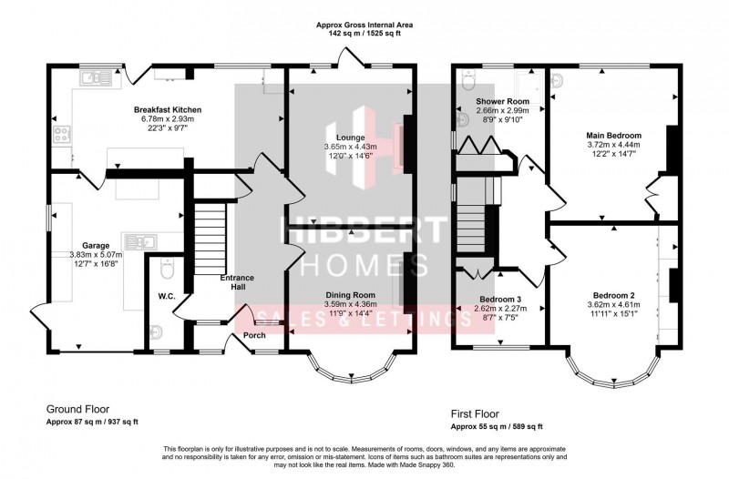 Floorplan for Claremont Drive, West Timperley, Altrincham