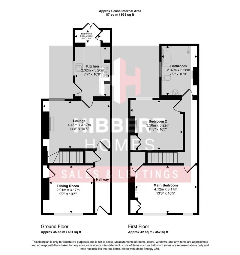 Floorplan for Lock Road, Broadheath, Altrincham