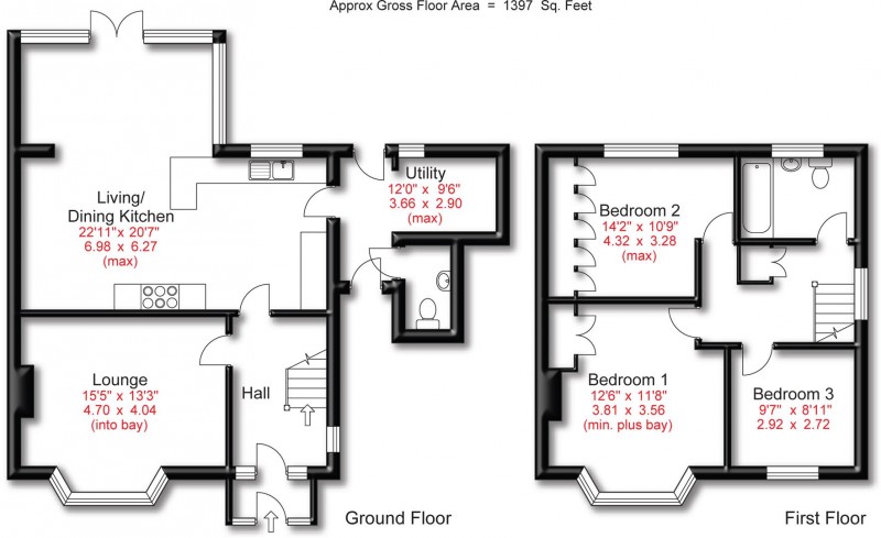 Floorplan for Grove Lane, Hale, Altrincham