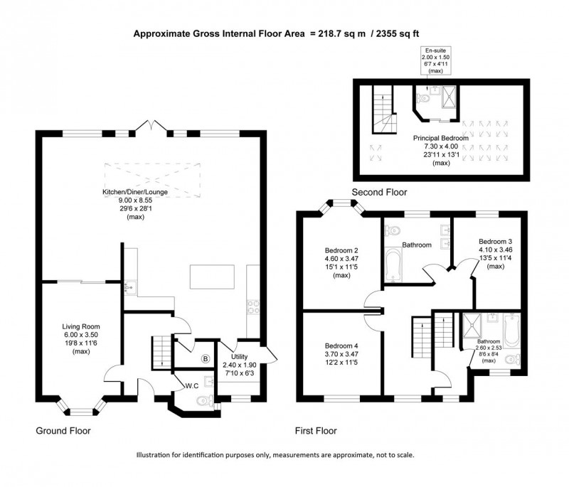 Floorplan for Ack Lane East, Bramhall