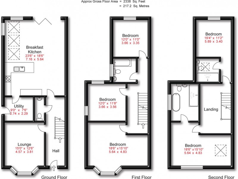 Floorplan for Orchard Road, Altrincham