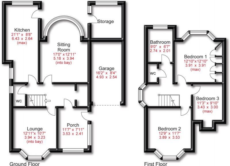 Floorplan for Mayfield Road, Timperley, Altrincham