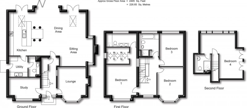 Floorplan for Agden Park Lane, Lymm